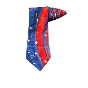 J Garcia Urban Cat Ghost Collection Fifty Six Stars Patriotic Novelty Necktie